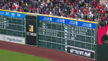 Masataka Yoshida homers after review