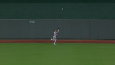 Parker Meadows' running catch