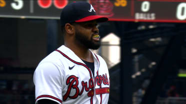 Reynaldo Lopez strikes out Lars Nootbaar