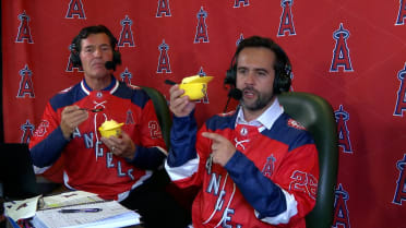 Angels' booth enjoys some ice cream