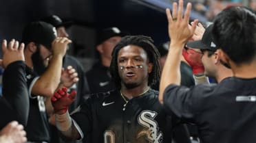 Luisangel Acuña scores after review