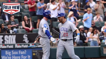 Vista de campo: HR de 3 rayas del empate de Conforto