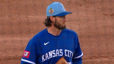 Mitch Spence induces a double play