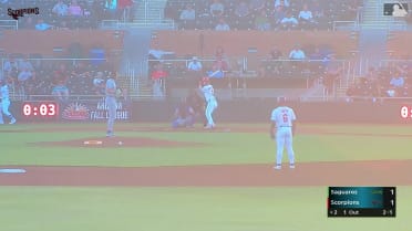 Sam Petersen's four-RBI second inning 