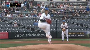 Sam Aldegheri strikes out seven