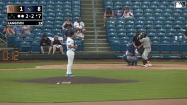 L.P. Langevin strikes out the side