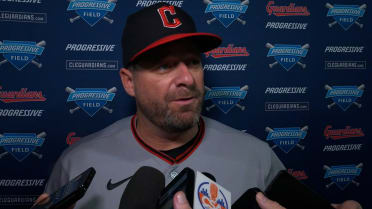 Stephen Vogt discusses the Guardians' 9-3 win