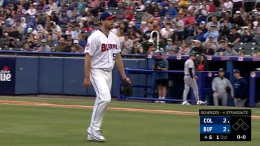 Max Scherzer strikes out four in rehab outing