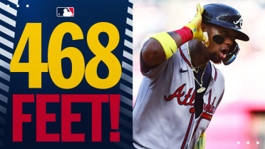 Ronald Acuña Jr.'s 468-foot two-run home run