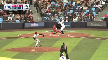 Avery Owusu-Asiedu homers (7) on a line drive to left field. José Mejía scores. Jakey Josepha scores.