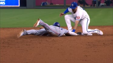 Long picks off Duran after review