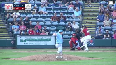 Jack Brannigan homers (7) on a fly ball to left center field.