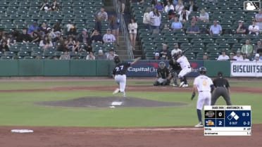 Jadher Areinamo singles on a ground ball to left fielder Eric Brown Jr. Austin Overn scores. Xavier Isaac out at 3rd on the throw, left fielder Eric Brown Jr. to third baseman Mike Boeve.