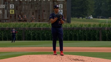 Samir Mohammed strikes out two in the 1st inning