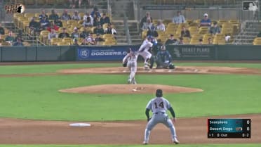 Charles Davalan homers (2) on a fly ball to right center field.