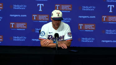 Skip Schumaker discusses the Rangers' 3-0 loss