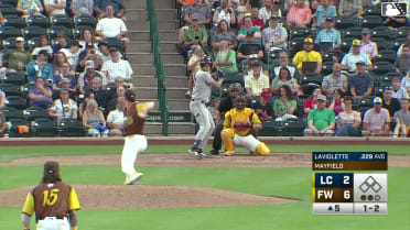 Jace LaViolette homers (10) on a fly ball to right center field.