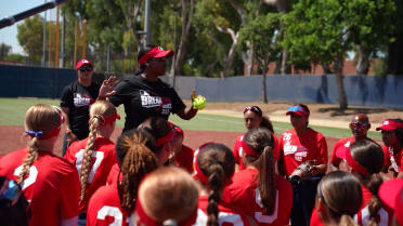 Young Talent at Softball BTS