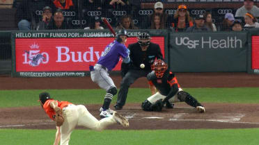 Zac Veen la deposita en el McCovey Cove
