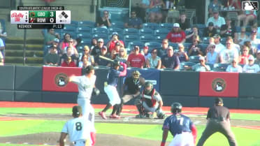 Isaiah Drake homers (12) on a fly ball to center field. John Gil scores. Eric Hartman scores.
