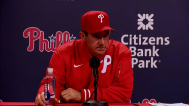 Rob Thomson discusses the Phillies' 9-3 loss