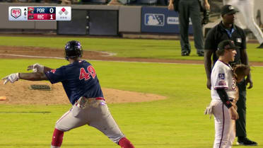 Justin Gonzales collects four hits