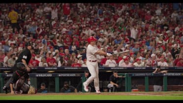 Field view of Realmuto's home run