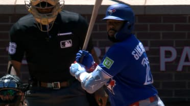 Vladimir Guerrero Jr. doubles to left