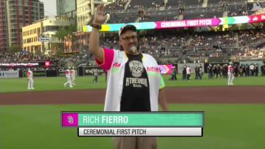 4/14/23: Fierro's honorary pitch