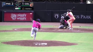 Alex Lodise homers (2) on a fly ball to left center field.