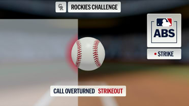 Ball 1 overturned to strike 3 after ABS challenge