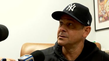 Aaron Boone discusses the Yankees' 8-4 win