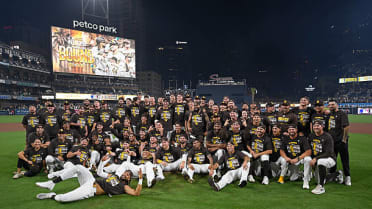 Radio call of the Padres advancing to the NLDS