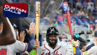 Michael Harris II shows off his power against Marlins