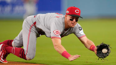 Matt McLain's incredible diving stop