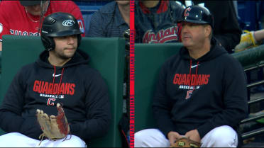 Dad & Son combination work as Guardians' ball boys