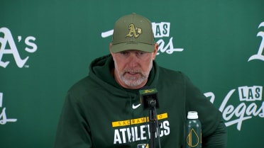 Mark Kotsay discusses the Athletics' 6-4 loss