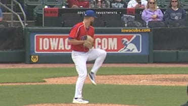 Zac Leigh twirls immaculate inning
