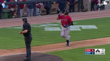 Jhostynxon Garcia's two-run home run