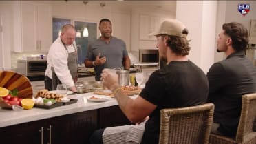 Italian dinner with Lorenzen, Caglianone, Griffey Jr.