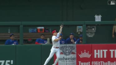 Tyler O'Neill's leaping grab
