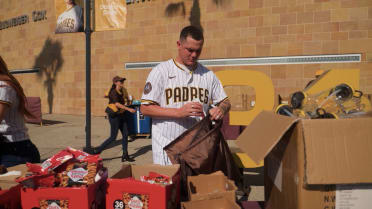 Padres host third annual care package assembly event