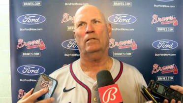 Brian Snitker discusses the Braves' 8-1 win