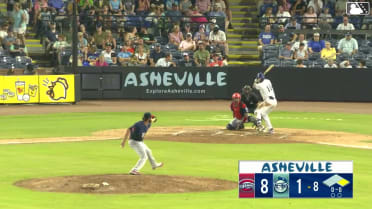 Ethan Frey homers (8) on a fly ball to right field. Xavier Neyens scores.