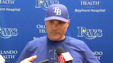 Kevin Cash discusses the Rays' 13-0 win