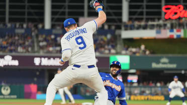 Jakob Marsee doubles up Maikel Garcia at first