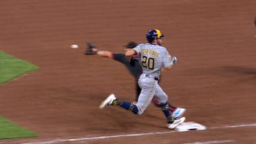 Brandon Lockridge called safe at first after review