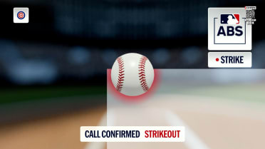 James Triantos strikes out after ABS challenge