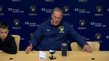 Pat Murphy talks Brewers' outing against the Rays
