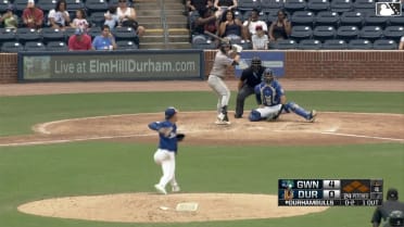 Patrick Clohisy singles on a fly ball to left fielder Blake Sabol. Brewer Hicklen scores. Andrew McCutchen to 3rd. Kyle Farmer to 2nd.